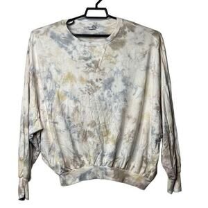 Young Fabulous & Brooke Pullover Tie Dye Long Sleeves Oversized Sweatshirt Large